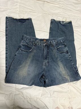 Route 66 Men's Relaxed Jeans in Faded Blue